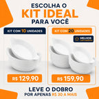 PratiCook® – Kit de Petisqueiras Multiuso (Deixe Qualquer Mesa Mais Bonita e Organizada) – Queima de Estoque! 🔥