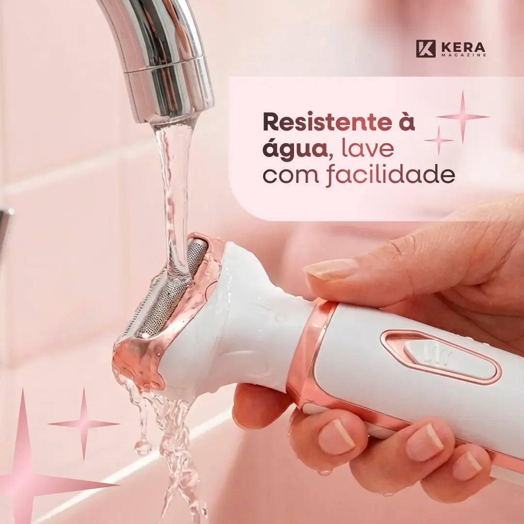 DermaSkin® - Depilador Elétrico 4 em 1 (Pele Lisa e Sem Irritações) - Frete Grátis!