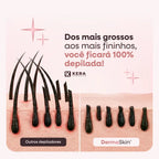 DermaSkin® - Depilador Elétrico 4 em 1 (Pele Lisa e Sem Irritações) - Frete Grátis!