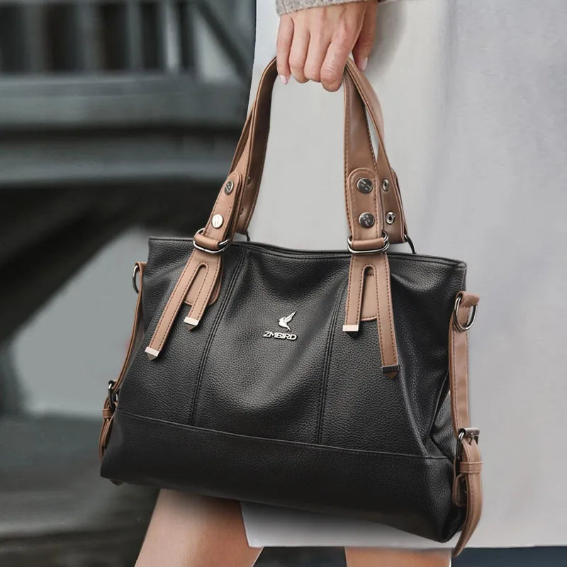 Bolsa Feminina Grande de Couro