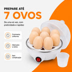 FastCook® – Cozedor de Ovos Elétrico a Vapor (Preparo Rápido, Fácil e Sem Sujeira) – Frete Grátis!