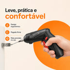 Parafusadeira Elétrica Recarregável MontPro® (Kit Completo com 43 Acessórios + Maleta) – Queima de Estoque! 🔥