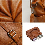 Kit Bolsa Feminina de Couro Legítimo
