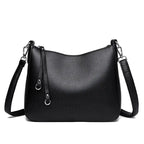 Bolsa de Couro Feminina Transversal