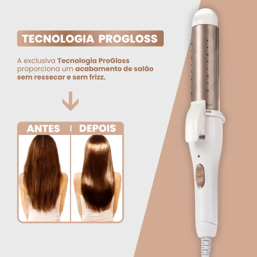 LissHair® – Chapinha e Modelador 2 em 1 (Cabelos Lisos e Cachos Perfeitos em Minutos) – Oferta Exclusiva!